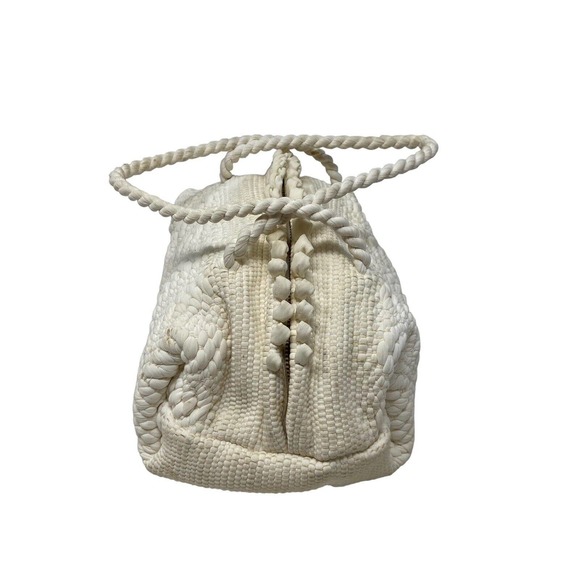 Vintage 50s Macrame Boho Mini Satchel + Beaded Hummingbird Coin Purse - Picture 4 of 12